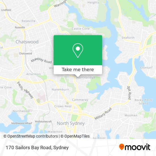 170 Sailors Bay Road map