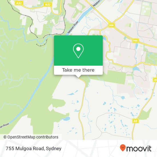 Mapa 755 Mulgoa Road