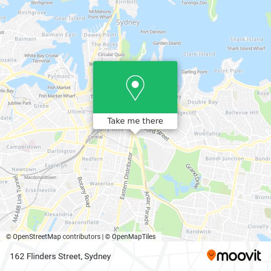 Mapa 162 Flinders Street