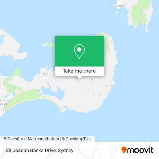 Mapa Sir Joseph Banks Drive