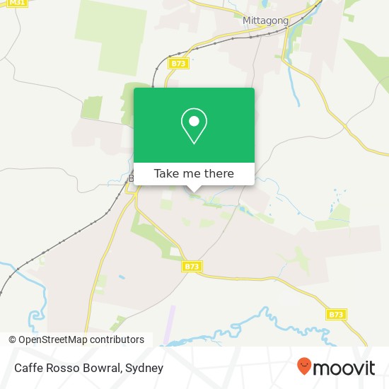 Caffe Rosso Bowral map