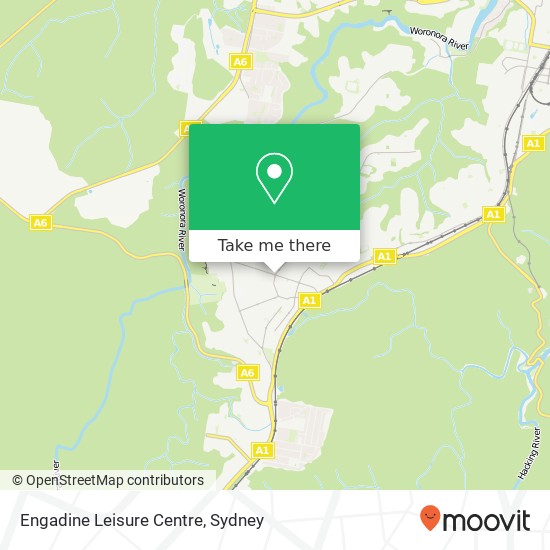 Engadine Leisure Centre map