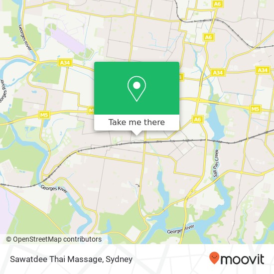 Mapa Sawatdee Thai Massage