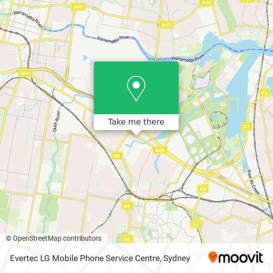 Mapa Evertec LG Mobile Phone Service Centre