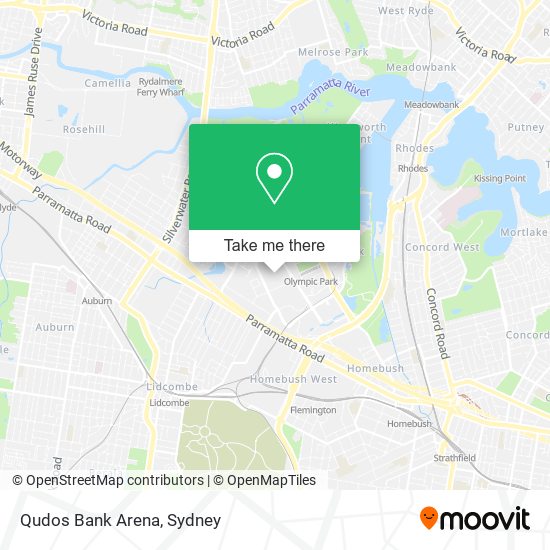 Qudos Bank Arena map