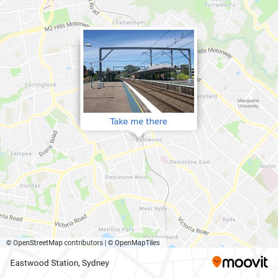 Eastwood Station map