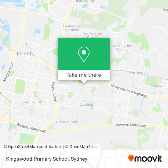 Mapa Kingswood Primary School