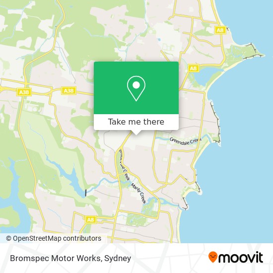 Bromspec Motor Works map