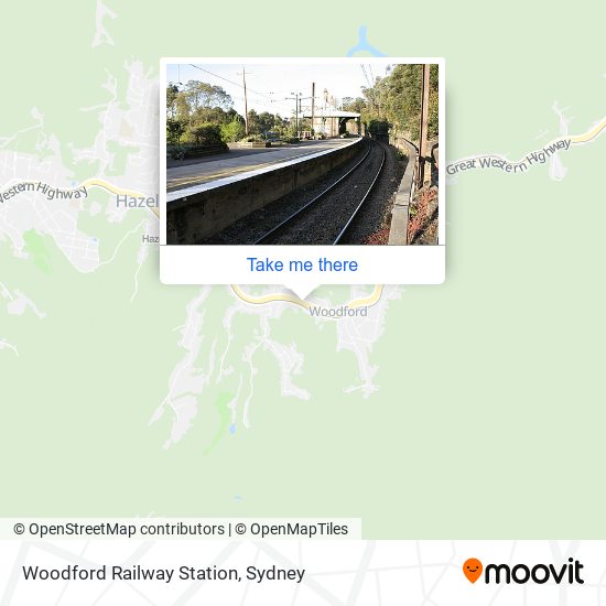 Woodford Railway Station map