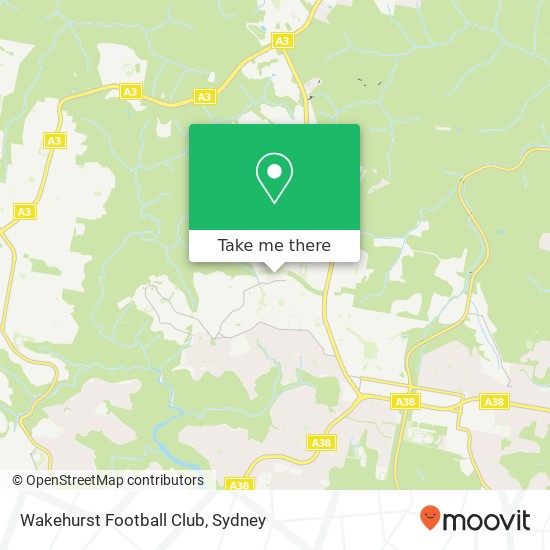 Mapa Wakehurst Football Club