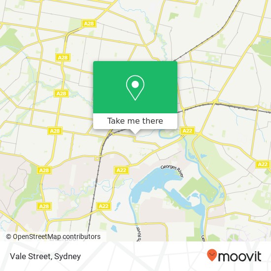 Vale Street map