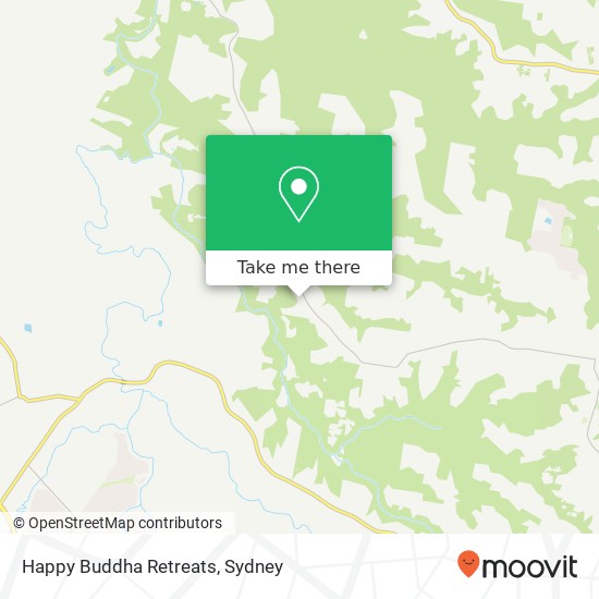 Mapa Happy Buddha Retreats