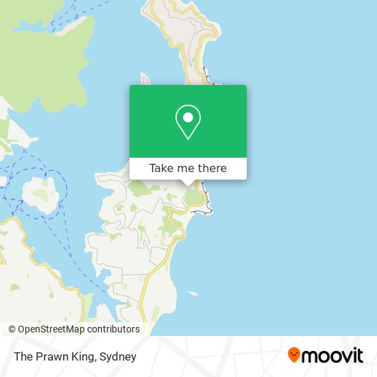 The Prawn King map