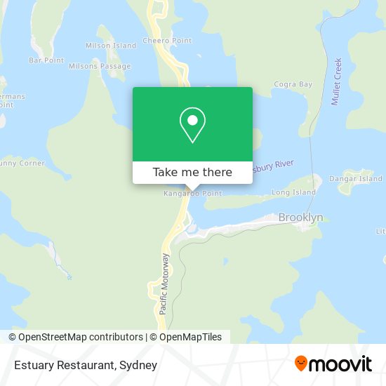 Estuary Restaurant map
