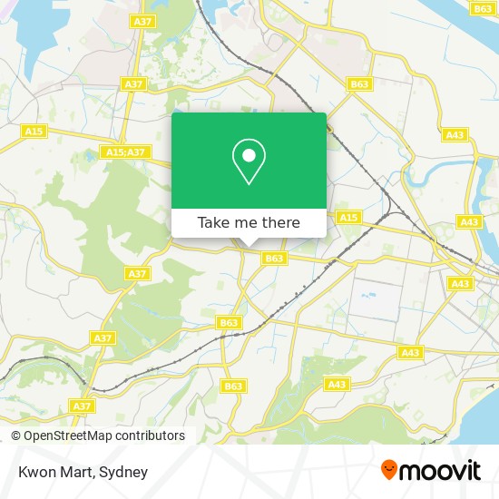 Kwon Mart map