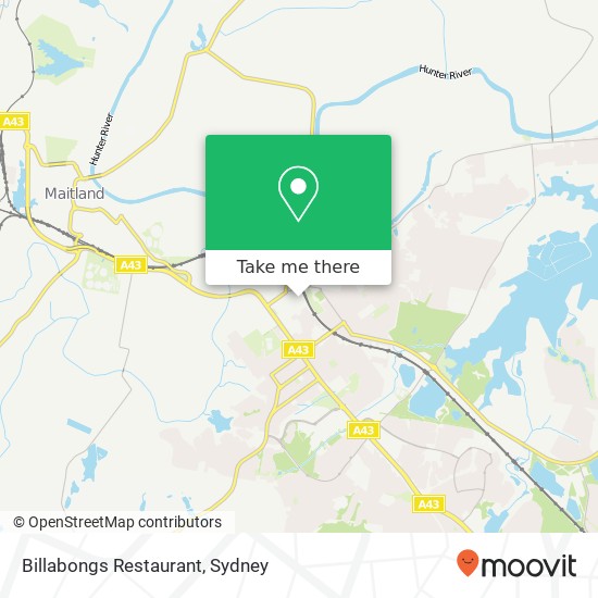 Billabongs Restaurant map