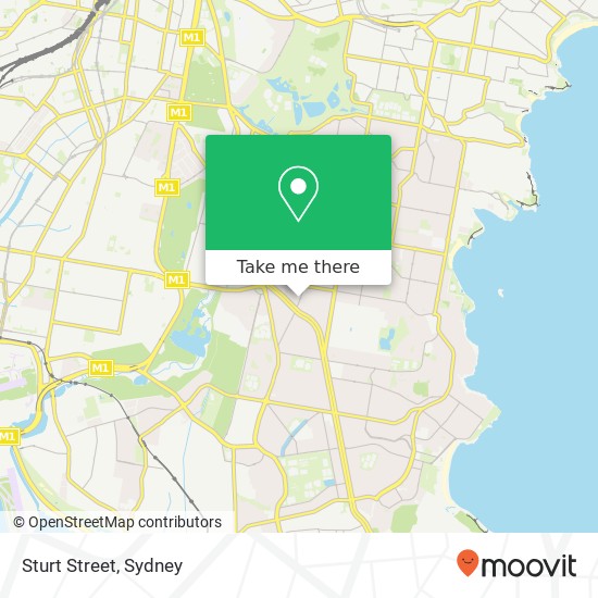 Sturt Street map