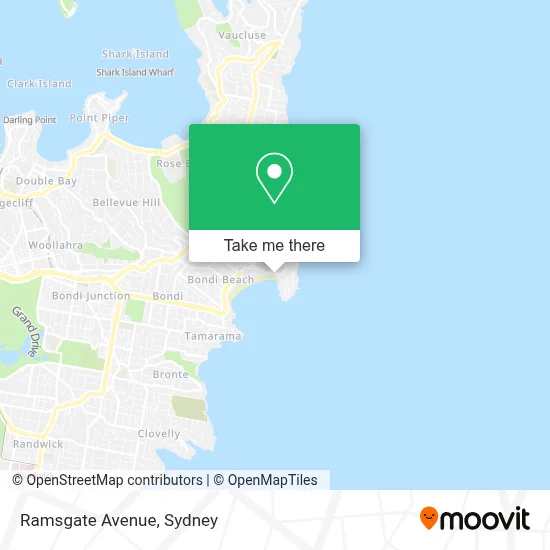 Mapa Ramsgate Avenue