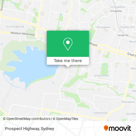 Prospect Highway map