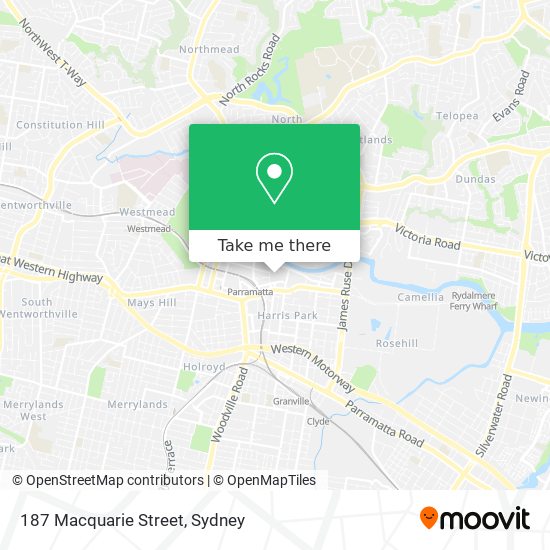 187 Macquarie Street map