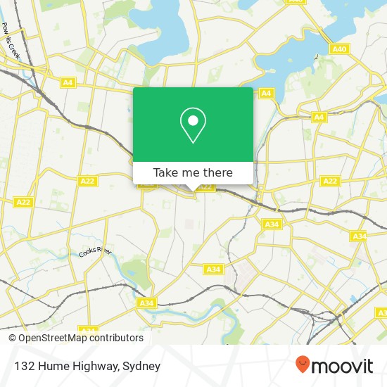 Mapa 132 Hume Highway