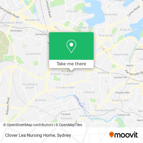 Clover Lea Nursing Home map