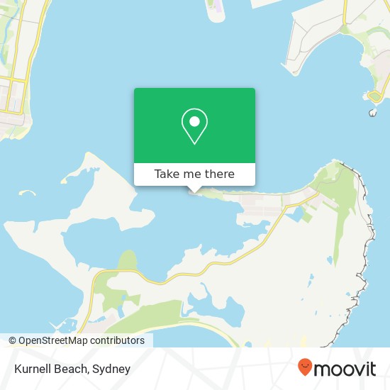 Mapa Kurnell Beach