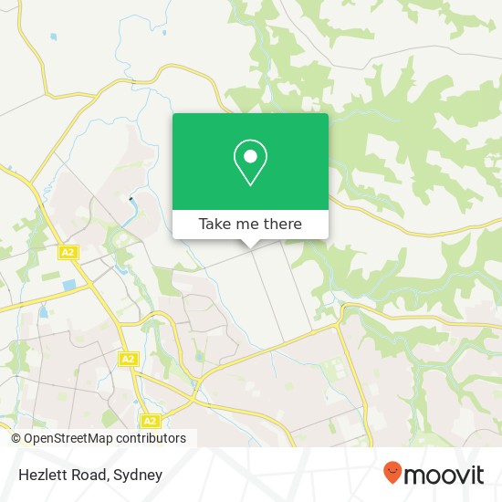 Hezlett Road map