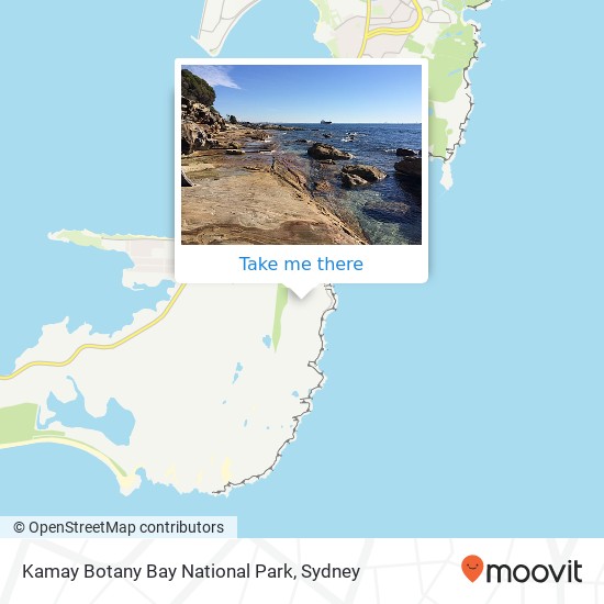 Kamay Botany Bay National Park map