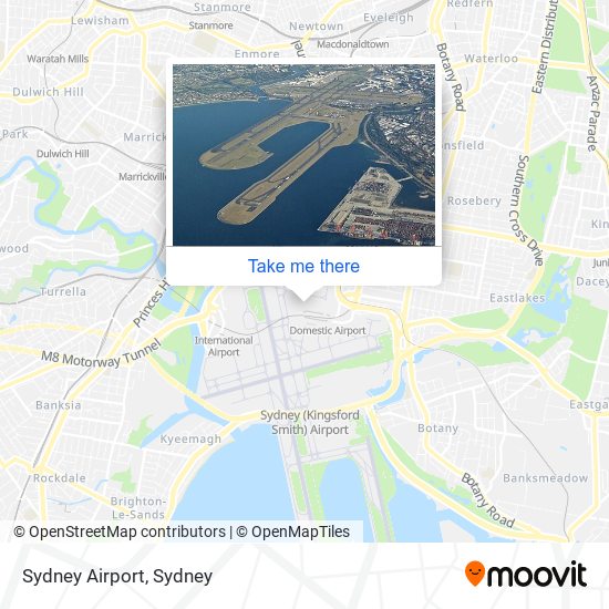 Sydney Airport map