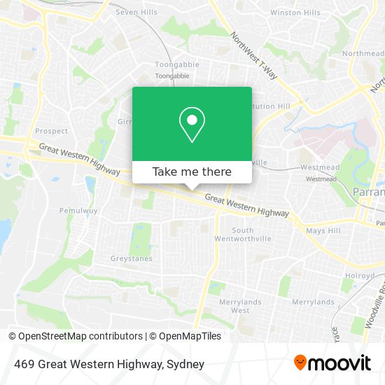 469 Great Western Highway map