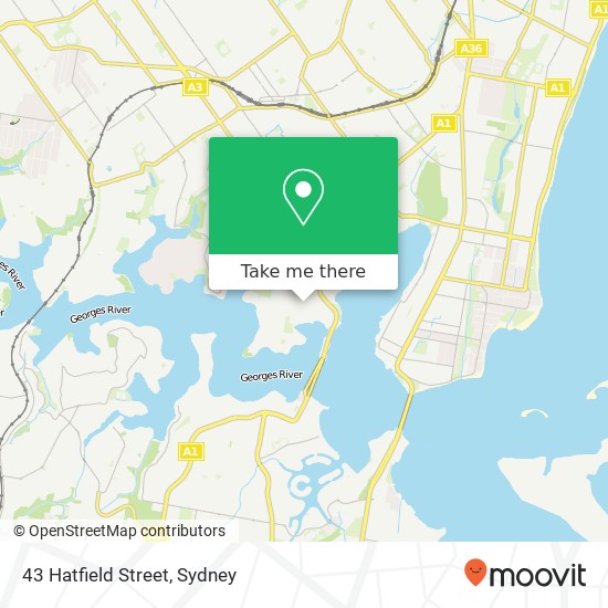 43 Hatfield Street map