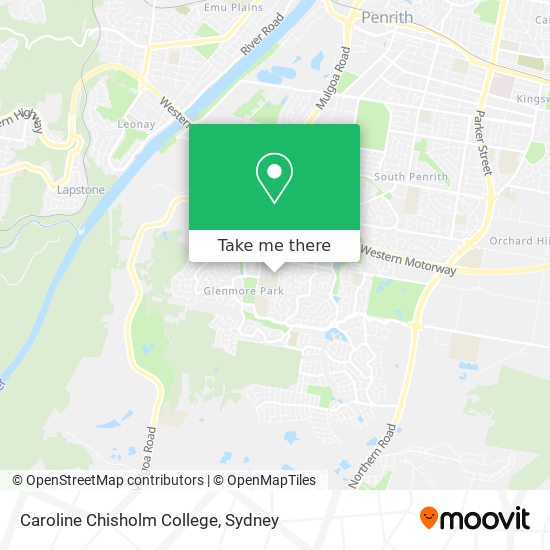 Mapa Caroline Chisholm College