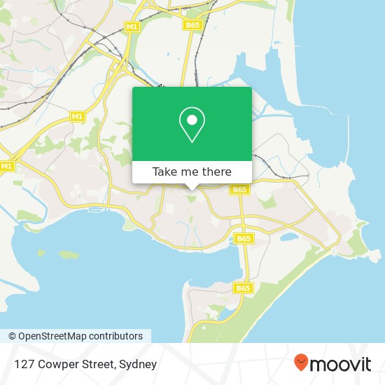 127 Cowper Street map