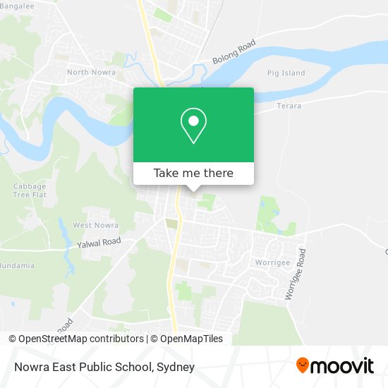 Mapa Nowra East Public School