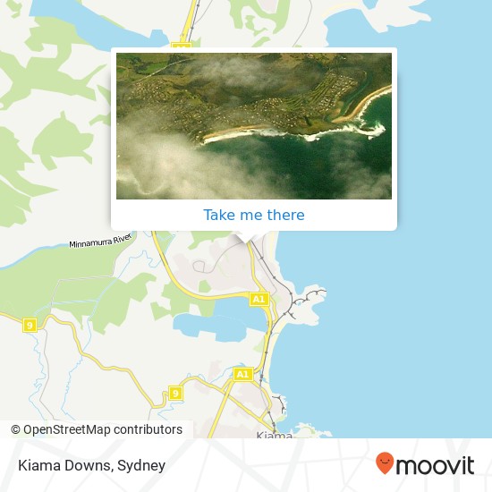 Kiama Downs map