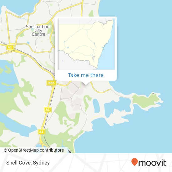 Shell Cove map