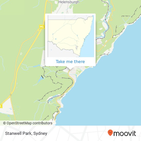 Stanwell Park map
