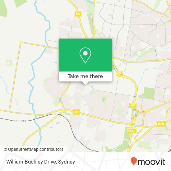 William Buckley Drive map