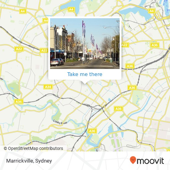 Marrickville map