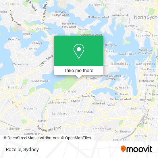 Rozelle map