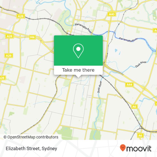 Elizabeth Street map