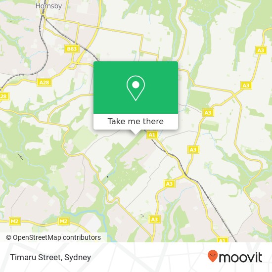 Mapa Timaru Street