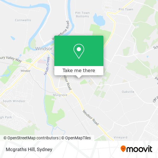 Mapa Mcgraths Hill