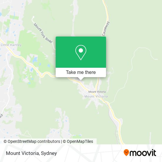 Mount Victoria map