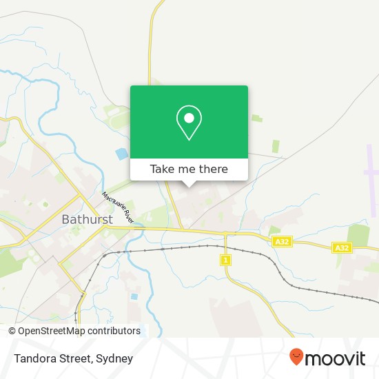 Tandora Street map