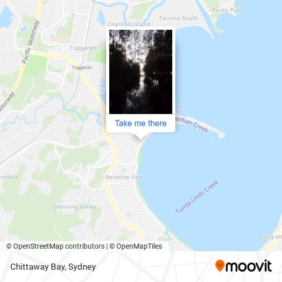 Chittaway Bay map