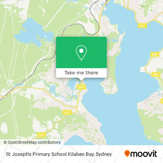 Mapa St Joseph's Primary School Kilaben Bay