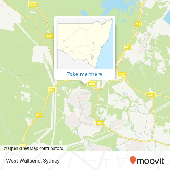 West Wallsend map