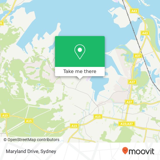 Mapa Maryland Drive